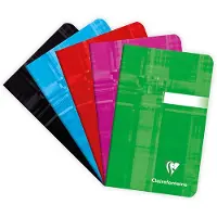 Clairefontaine 10x Notizheft 9x14cm, 48 Blatt kariert 90g - Sortiert 63592C
