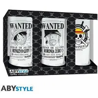 One Piece - Luffy Zoro & Skull - Set de 3 Verres