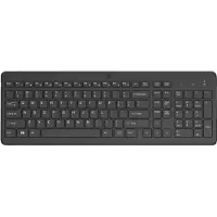 HP 225 Wireless Tastatur, Volle Größe (100%), Kabellos, RF Wireless, Plunger key switch, Schwarz