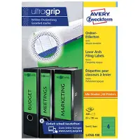 Avery Zweckform L4768 Grün 61 x 192 mm 400 Stck. (100 Bögen x 4) Urkundenetiketten