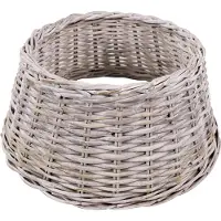 Westmann Rattan Weihnachtsbaum Rock Santa-2 Hellgrau Ø 65 cm