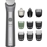 Philips All-in-One Trimmer 5000 Series MG5921/15 10-in-1-Trimmer, Hellgrau, 0,5 mm, 1,6 cm, 1 mm, Gesicht, Kopf, Nase, Metall