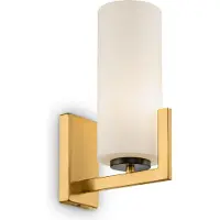 Maytoni Wandleuchte Fortano in Messing und Weiß E27