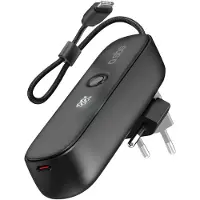 SBS Powerbank Hybrid 5000 mAh PD 20W mit integrierter Buchse