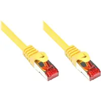 GOOD CONNECTIONS RNS Patchkabel mit Rastnasenschutz, Cat. 6, S/FTP, PiMF, PVC, 250MHz, gelb, 50m, (8060-500Y)