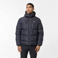 Closure London Herren Tech Logo Puffer Jacke Schwarz