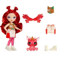 Mga Rainbow High Littles Rainbow Fantasy Fairies Doll- Apple (Red), Modepuppe, Weiblich, 4 Jahr(e), Junge/Mädchen, 140 mm, Mehrfarbig