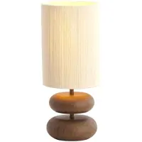 Light & Living - Tischleuchte Danialo - Braun - Ø22x50.5cm Tischlampe - Nachttischlampe, Wohnzimmer, Schlafzimmer