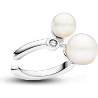 Pandora Ear Cuff Duo Treated Freshwater Cultured Pearls