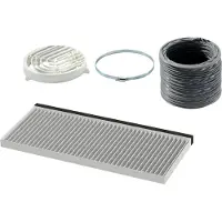 Siemens LZ16IBI14, Dunstabzugshauben-Abluftset, Grau, Weiß,