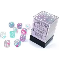Chessex Nebula TM 12mm d6 Wisteria/white Luminary Dice Block? (36 dice)