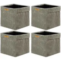 Lycce Aufbewahrungskorb Casual Faltbare Aufbewahrungsbox Cord 4P