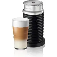 Nespresso 3694-EU-RE, Handheld electric milk frother, Rot, Edelstahl