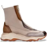 Hispanitas für Damen. CHI254321 Leder Turnschuhe Nepal Bolmet beige (38), 3 bis 5 cm, Reißverschluss, Lässig