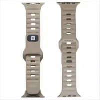 Evelatus Strap Watch 42/44/45 Sport Silicone Loop Beige Grey