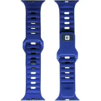 Evelatus Strap Watch 42/44/45 Sport Silicone Loop Dark Blue