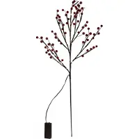 Svenska Living Svenska lebender künstlicher Zweig 'Frostbeere' 20led 75cm