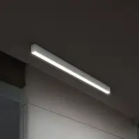 Osram LED Deckenlampe Office line Cuboid, dimmbar, weiß / opal, für Arbeitszimmer / Büro, Aluminium, Modern