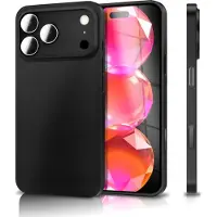 Nalia Cover "Phantom" - 0,3mm Extrem Dünn & Leicht, Mattiert, Anti-Fingerprint Hülle - Ultra-Slim Hardcase