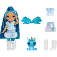 Mga Rainbow High Littles Rainbow Fantasy Fairies Doll- Sapphire (blue), Modepuppe, Weiblich, 4 Jahr(e), Junge/Mädchen, 140 mm, Mehrfarbig