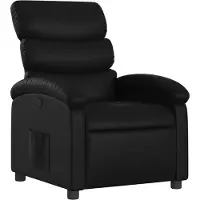 vidaXL Relaxsessel, Kunstleder, Schwarz