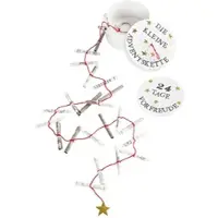 Good Old Friends Adventskalenderkette in der Dose Die kleine Adventskette Papier, Pappe, Designer Sarah Baumann, 7.5 cm