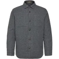 Barbour Maßgeschneidertes Überhemd aus Wollmischung „Marlow“, Grau XXL