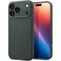 Spigen Apple iPhone 17 Pro Hülle - Silikon - - Backcover/Soft Case - Dunkelgrün