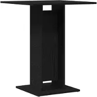 vidaXL Bistrotisch Schwarze Eiche 60x60x75 cm Holzwerkstoff
