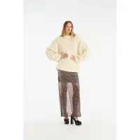 ROTATE für Damen. 1146513073 Tasha-Rock braun (38), Lässig, Party, Recyceltes Polyester, Nachhaltig