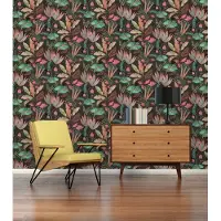 Living Walls Vliestapete "Famous Garden florale Tapete Mustertapete Pflanzen Blattmotiv" matt strukturiert Vliestapete Blätter für Schlafzimmer Küche Wohnzimmer Floral Design