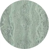Komar Vliestapete "Vlies selbstklebend - Green Marble - Größe 125 x 125 cm" bedruckt glatt Wohnzimmer, Schlafzimmer