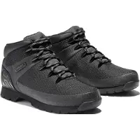 Timberland - Hohe Schuhe aus Synthetik - Euro Sprint Mid Lace Up Waterproof Boot Jet Black für Herren - Größe 10 US - schwarz