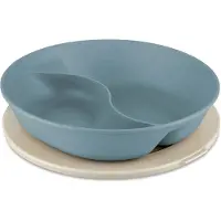 Koziol Teller "CONNECT SEPAREE" Made in Germany. Biozirkulärer Kunststoff, 1,5 L
