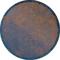 Komar Vliestapete "Vlies selbstklebend - Ornament - Größe 125 x 125 cm" bedruckt glatt Wohnzimmer, Schlafzimmer