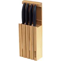 Kyocera Bambus-Messerblock inklusive 4 Messer, Black Series