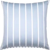Janine Mako-Satin Bettwäsche modern classic Kissenbezug einzeln 80x80 cm perlblau