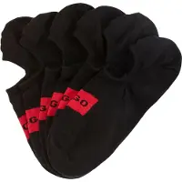 HUGO Freizeitsocken "3P LC LABEL CC" Packung, 3 Stk. tlg. mit Logostickerei