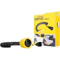 SCHELLENBERG Strom-Adapterkabel "für Garagentorantriebe Smart Drive L und XL" 2.800 cm Spiralkabel 2,8 m lang, vielseitig einsetzbare Zusatzsteckdose