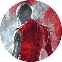 Komar Fototapete "Vlies selbstklebend - Avengers Painting Nebula - Größe 125 x 125 cm" bedruckt glatt Kinderzimmer