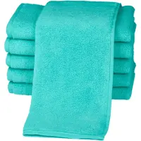 Ross Gaestehandtuecher "Sensual 9000", blau (bleached aqua), B:30cm L:50cm, Frottier, Obermaterial: 100% Baumwolle, Handtücher, Gaestehandtuecher, mit Aloe-Vera-Öl veredelt