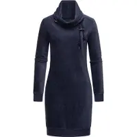 Ragwear Sweatkleid "Chloe Velvet" Ohne Taschen stylisches Langarmkleid in Samtoptik