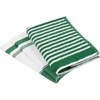 Ross Geschirrtuch "Exclusiv" 1x Küchen-Frottiertuch (Streifen) und 2 Geschirrtücher (Gartenkräuter)