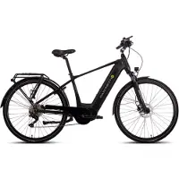 SAXONETTE E-Bike Mittelmotor mit 8 Gang Shimano Nabenschaltung StVZO Elektrofahrrad Pedelec Quantum Sport (Diamand) Rahmenhöhe 54 cm, Trekkingbike