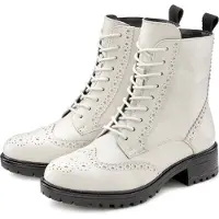 LASCANA Schnürboots weiß Größe 36
