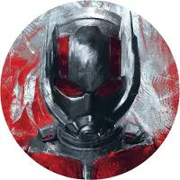 Komar Fototapete "Vlies selbstklebend - Avengers Painting Ant-Man - Größe 125 x 125 cm" bedruckt glatt Kinderzimmer