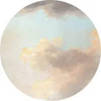 Komar Vliestapete "Vlies selbstklebend - Relic Clouds - Größe 125 x 125 cm" bedruckt glatt Wohnzimmer, Schlafzimmer