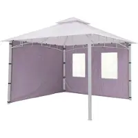 Tepro Seitenteilset für Pavillon Lehua und Pavillon Waya lavendel, 2 Seitenteile
