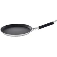 Rösle Crêpepfanne "SILENCE PRO" Edelstahl 18/10 1 Stk. tlg. Premium-Antihaftversiegelung, spülmaschinengeeignet, Ø 28cm, Induktion