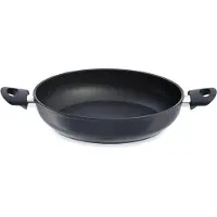 Fissler Cenit / Aluminium-Servierpfanne (Ø 28 cm – 3,1l) beschichtete Brat-Pfanne, Schmorpfanne antihaftend, alle Herdarten – auch Induktion